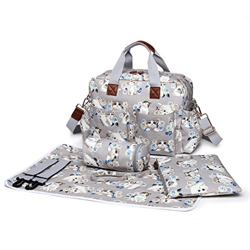 Miss Lulu pcs Cats Flower Pattern Baby Nappy Kuwait Ubuy