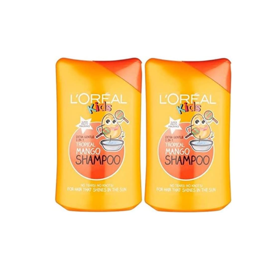 L'Oreal Kids Shampoo Tropical Mango 250ml (Pack of 2)