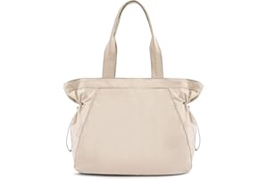 ABOUME 18L Large Side-Cinch Shopper Bags, Lightweight Tote Bag for Women, Workout Handbag Shoulder Bag for Shopping Travel