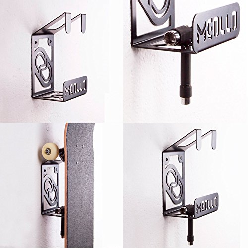 MEOLLO Skateboard rack (100% Steel) (black)