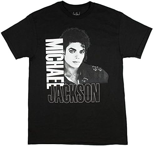 Michael Jackson Men's Bad 1988 Tour Adult T-Shirt (XX-Large)
