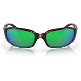 Costa Del Mar Sunglasses For Men - Brine Mens Polarized Sunglasses 580P, 59 | Polarized Fishing Glasses with UV Protection - Costa Sunglasses for Boating, Beach &amp; Driving - 580P, 59