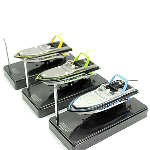 Lanlan 1PCS Radio Remote Control Boats Watercraft RC Speed Racing Boat Electric Boat Dual Motor Toy Gift Pools Lakes Beach Outdoor Sports Play Accessories Random Color