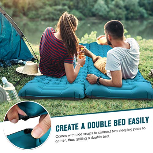 Self Inflating Sleeping Pad for Camping Extra Thickness & Compact Lightweight Camping Mattress