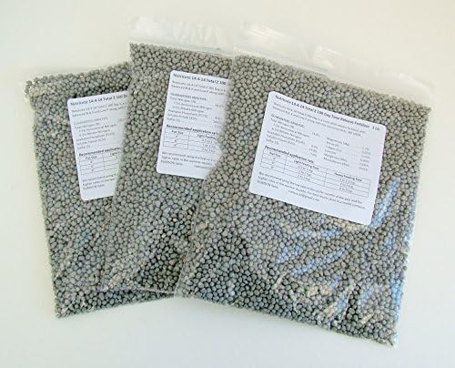 Nutricote 14-4-14 Total Z 100 Day 3 Pound. Low Phosphorous Time Release Fertilizer for orchids, nursery, greenhouse, foliage, landscape, bedding, potted plants.