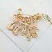 SELOVO Santa Sleigh Boots Christmas Brooch Pin Gold Tone