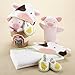 Baby Aspen, Farmhouse Friends 4-Piece Bathtime Bucket, 0-6 Months