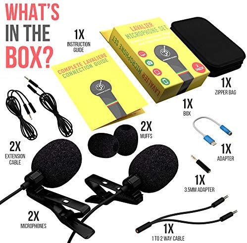 Lavalier microphone with a zipper clip design.