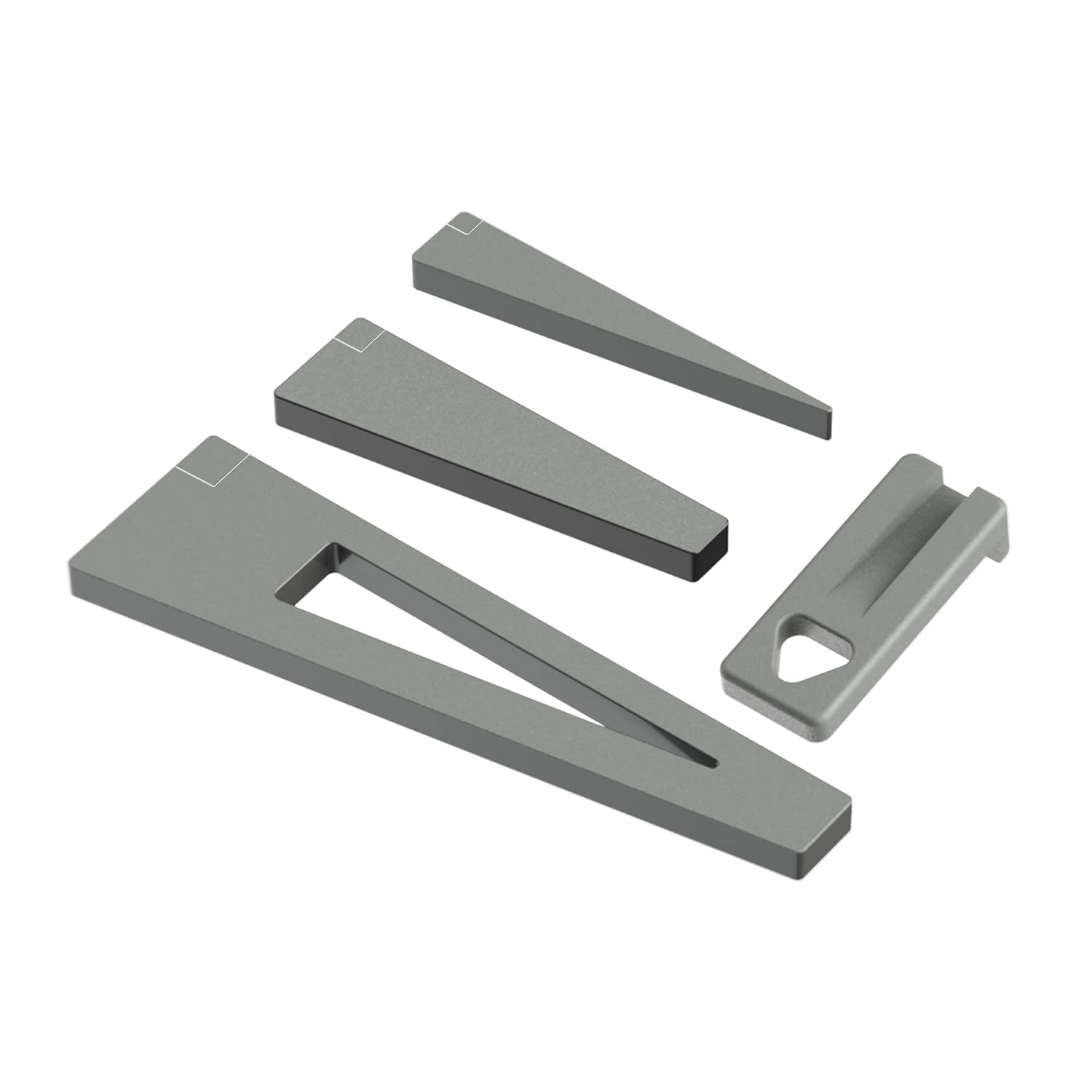 Tough Tactical Tools Scope Leveling Tool, Scope Leveler, Scope Leveling Wedge (Gray metallic)