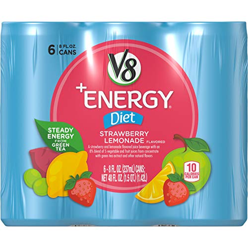 V8 +Energy Diet Variety Pack, Healthy Energy Drink, Diet Strawberry