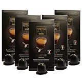 Caffitaly Nespresso Compatible Capsules, Robusto Espresso, Extra Bold, 50 Ct