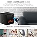 WiFi Hidden Clock Camera, Wireless Nanny Spy Cam with Alarm Clock, Night Vision, Motion Detection, App Control & Remote Viewing for Home/Office Security