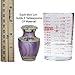 Eternal Peace Lavender Small Keepsake Urns For Human Ashes - Set of 4 - This Timeless and Beautiful Urn is Perfect to Honor Your Loved One - Warm and Comforting Urn for your Cherished Remains - with V