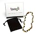 Baltic Amber Teething Necklace by Toogli - Soothing Natural Pain Relief for Your Baby - FREE Teething Survival Guide Bonus Ebook - Certificate of Authenticity - No Hassle 100%