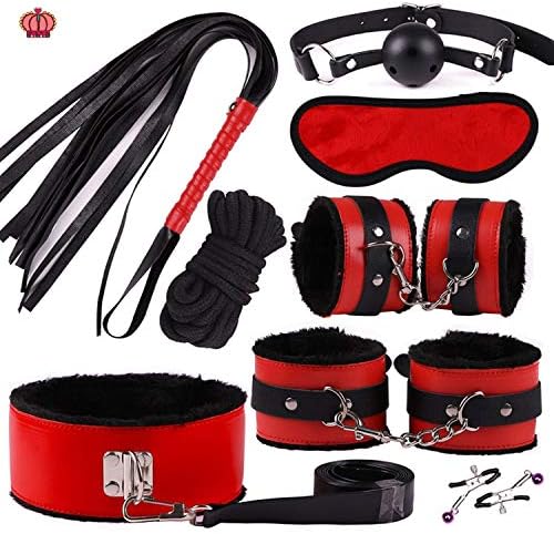 8 Pieces Toy Game Black Red Plush for Couple Sets