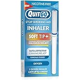 Stop Smoking, Smokeless Inhaler with Soft Tip Chewable Mouth Grip for Maximum Relief, Oral Fixation Support, Clinically Studied, Oxygen Inhaler Quit Smoking Aid (Oxygen Inhaler, 1 Pack)
