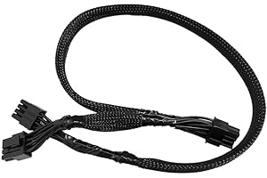 HSSDTECH 8 (Pin) to Dual 8 (pin) PCIE VGA Power Supply Cable Replacement for EVGA Supernova 550-1300 G2 G3 G5 750 B2 B3 P2 T2