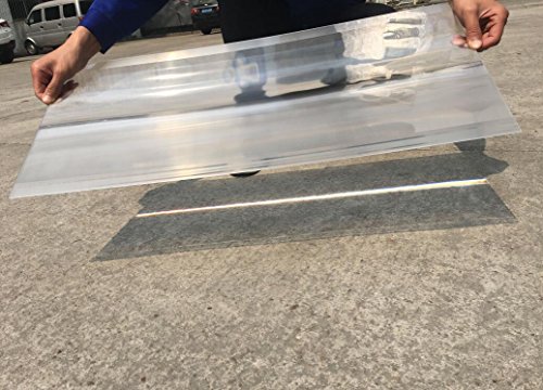 1-Pack Linear Fresnel Lens 750*300mm Focal Length 300mm,Focal is a line,Optical Linear Lens for solar project,small focus high light transmittance By SIX SEASONS TECH