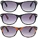 GAMMA RAY 3 Pairs Bifocal Gradient Sunglasses Readers Reading Glasses - 1.50x