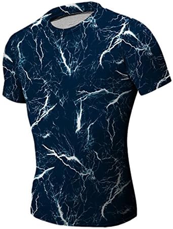 Mens Cycling Compression T Shirts(Brown,Grey,Silver)