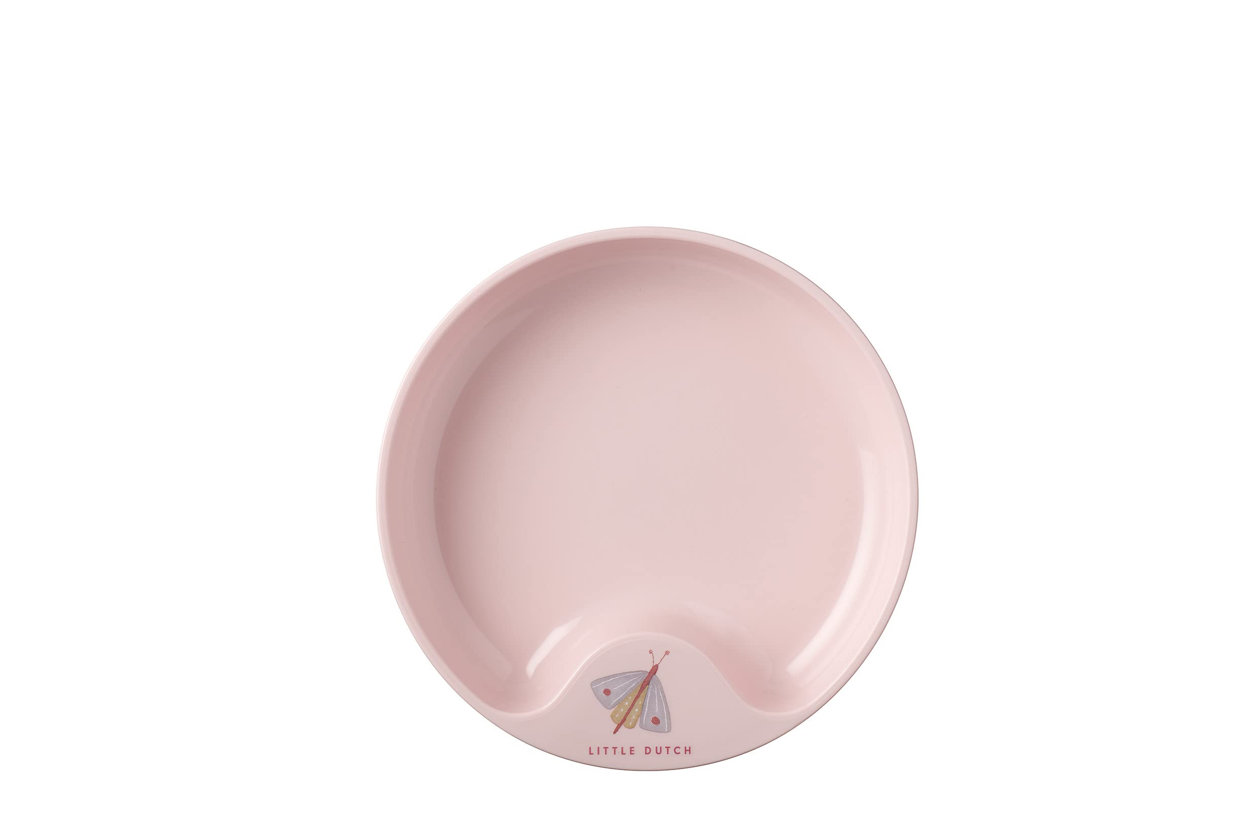 Mepal – Self-Feeding Plate Mio – Children Practice Plate – BPA-Free Baby Learning Plate – Children’s Tableware - Dishwasher Safe - Flowers & Butterflies — image 1