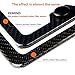 BGGTMO License Plate Frame Carbon Fiber- Black Metal Aluminum Auto Car Tag Holder Cover, Slim Size for Women & Men with Screws Caps -1 Pack 2 Holes for Front or Rear