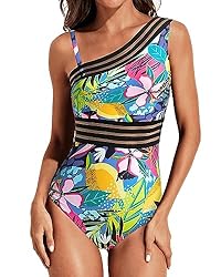 Tempt Me Women One Shoulder One Piece Swimsuits