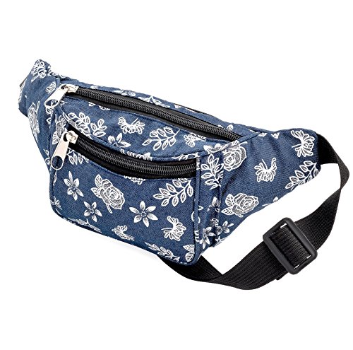 white glitter bum bag