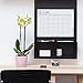Dry Erase Magnetic Calendar Set/Large Refrigerator Board & Groceries List Kitchen Organizer for Busy Moms/Monthly Planner Whiteboard with Gift Package
