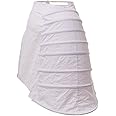 GRACEART Women's Victorian Bustle Hoop Skirt Crinoline Cage Pannier