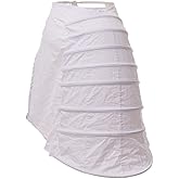 GRACEART Women's Victorian Bustle Hoop Skirt Crinoline Cage Pannier