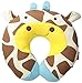 Skip Hop Zoo Little Kid and Toddler Travel Neck Rest, Soft Plush Velour, Multi Jules Giraffe