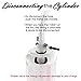 LeLuv Male-to-Male Quick-Release Fittings with O-Rings 2 Pack for Vacuum Pump Cylinders and Cups - White