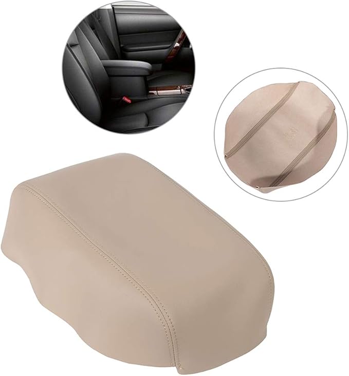 OCPTY Armrest Center Console Lid Skin Cover Leather for