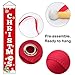 LUCKKYY Merry Christmas Banner,Welcome Christmas Porch Fireplace Wall Signs Flag for Outdoor Indoor Christmas Decoration,Christmas Door Banner Decoration Red Xmas Sign for Home Party (Red)