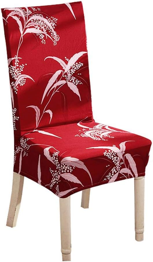 WUYANSE Stretch Dining Chair Covers Chair Slipcovers Furniture Cover/Protector Chair Covers for Dining Room, Stretch Chair cover, Bi-elastic Slipcover, Decor Cover with Elastic Band