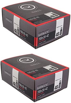 Sunlite Utili-T Schrader Valve Tubes 700 x 35-42 27x1-3/8 SV48 FFW36mm 63730 (2 Pack)