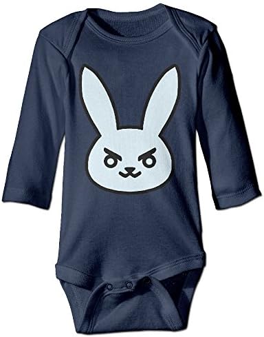 LALayton Over Rabbite Funny For Newborn Baby Clothes Bodysuits Long Sleeved White