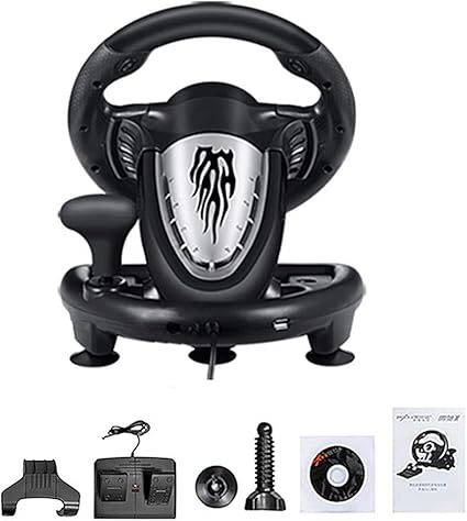 Volants De Jeu Volant Support Pc Ps3 Ps4 X One Volant Pour Ordinateur Game Simulation Voiture Simulation De Conduite Voiture Noir Amazon Fr Bebes Puericulture