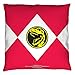 Power Rangers Red Ranger Throw Pillow White 20X20