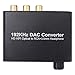 ZEXMTE Digital Audio Converter 192kHz DAC 3.5mm Jack Audio Adapter for HDTV