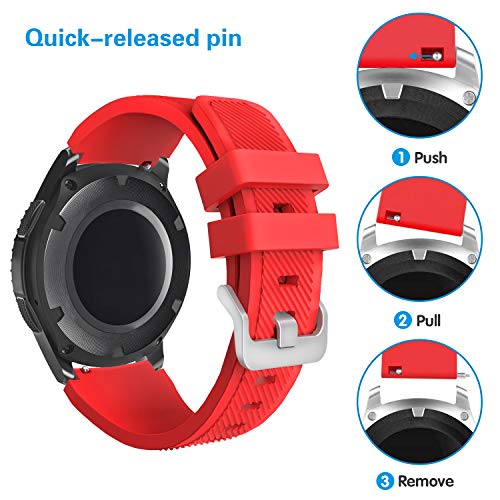 Galaxy Watch 3 45mm Bands Gear S3 Frontier & Classic/Galaxy Watch 46mm bands, 22mm Universal