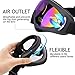 Outgeek Ski Goggles, 2-Pack Skate Glasses with UV 400 Protection Windproof and Dustproof for Snowboard Motorcycle Bicycle