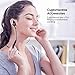 Bluetooth Headphones, Bluetooth 4.2 Runner Headset Sport Earphones with Mic Stereo Noise Cancelling and Sweatproof 5.5 Hours Playtime in Ear Earbuds for Gym Workout Running Blackout (Black)thumb 4