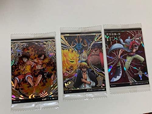 Amazon ワンピース ウエハース 新世界の覇者 Sec1 ルフィ エース シークレット Sec2 四皇 Sr白ひげ 3枚セット アニメ 萌えグッズ 通販