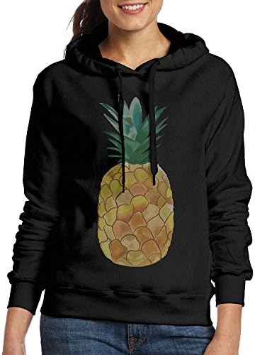 Pineapple Womens Long Sleeve Hoodie Sweatshirt Hooded Pullover Tops