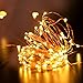 Christmas String Lights,eTopxizu AA Battery Powered Warm White 33ft 100 LEDS Copper Wire Ultra Thin String Wire Starry LED Fairy Lights Lamp For Christmas Wedding And Party,Indoor/Outdoor