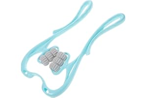 ZUNOXAZ Manual Neck Massager Roller for Shoulder and Neck Muscle Relief Portable Handheld Kneading Tool for