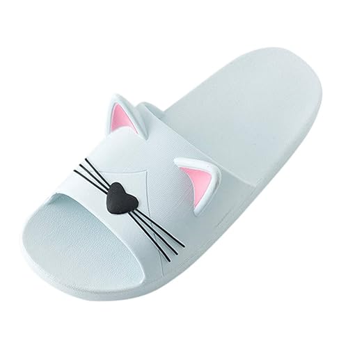 Männer & Frauen Zuhause Hausschuhe Cartoon Katze Boden Familie Schuhe Strand Sandalen Slippers Sommer Schwimmbad Badeschlappe