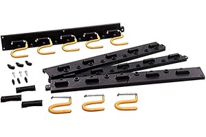 LEHIGH GROUP CRAWFORD Crawford Black Plastic Rack 12 lb. capacity 1 pk